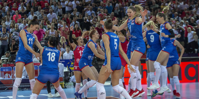 Óriási csatában védte meg Eb-címét a szerb női röplabda-válogatott