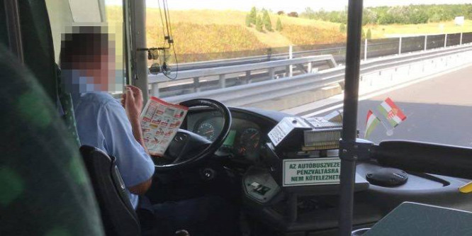 Halálfélelmük volt az utasoknak egy Pécsről Budapestre tartó buszon