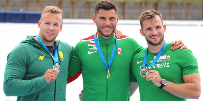 Két aranyat és egy bronzot nyertek a magyarok a kajak-kenu előolimpia zárónapján