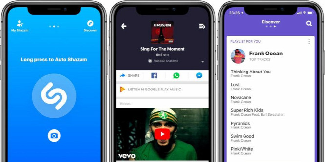 Sötét móddal frissült az iOS-es Shazam