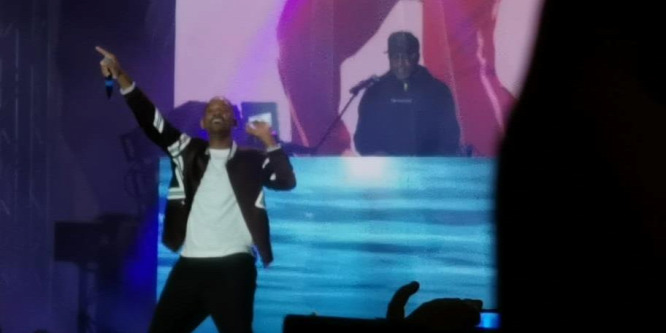 Fergeteges koncertet tartott Will Smith Budapesten - videó