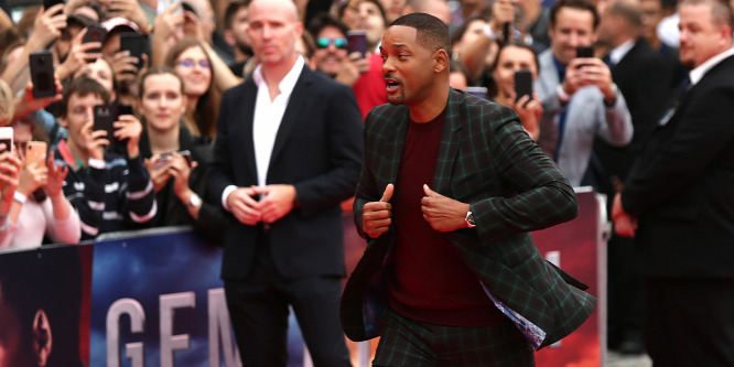 Rengeteg rajongó várta Will Smith-t Budapesten
