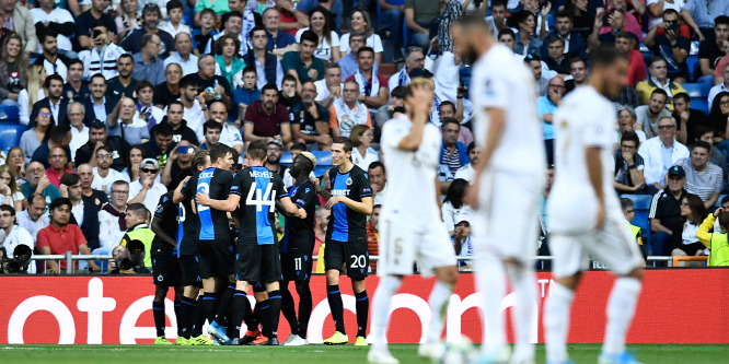 A Brugge elleni döntetlen a Real Madrid újabb BL-blamája