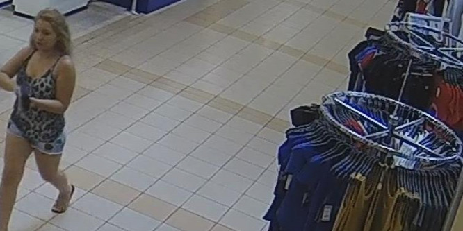 Ez a nő sortban és tigrismintás atlétában ment lopni – Fotó