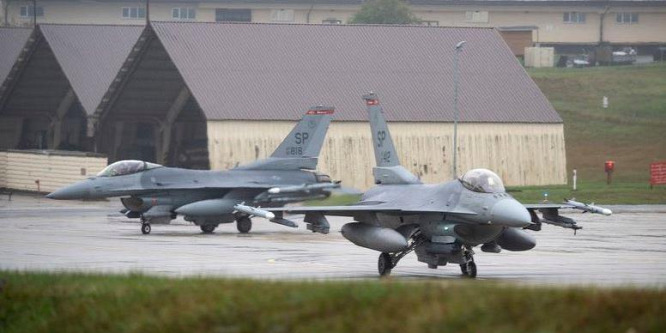Lezuhant egy amerikai F-16-os vadászrepülő Németországban