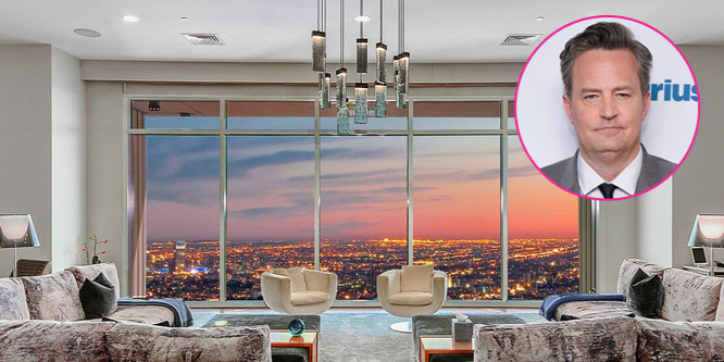 Matthew Perry piacra dobta Los Angeles legdrágább penthouse lakását