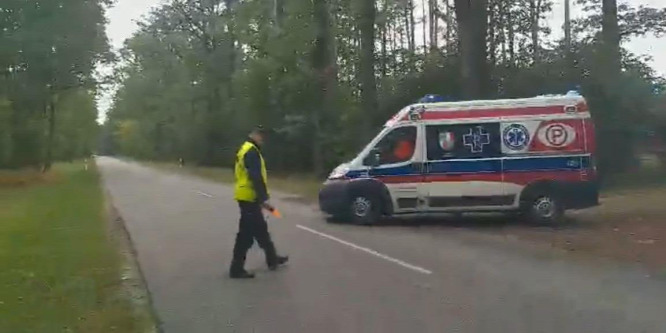 Felrobbant egy világháborús bomba Lengyelországban - videó