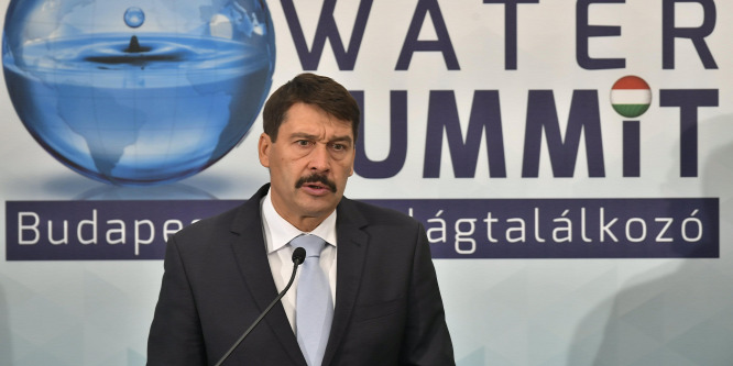 Áder János: A vízválság mára valósággá vált
