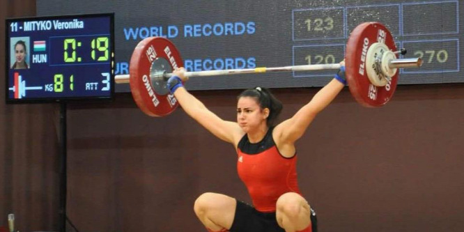 Mitykó Veronika Európa-bajnok lett az U23-as súlyemelőknél