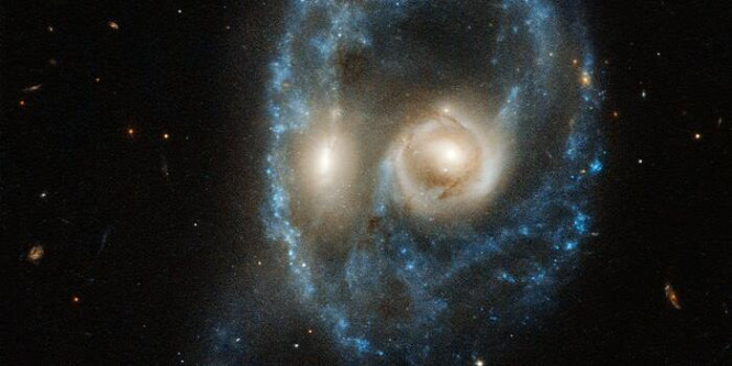 Ijesztő arcot fotózott az űrben a Hubble űrteleszkóp