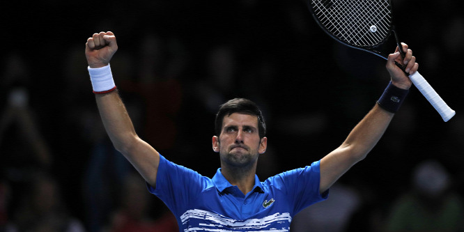 Djokovic nyerte az ATP-világbajnokság első meccsét