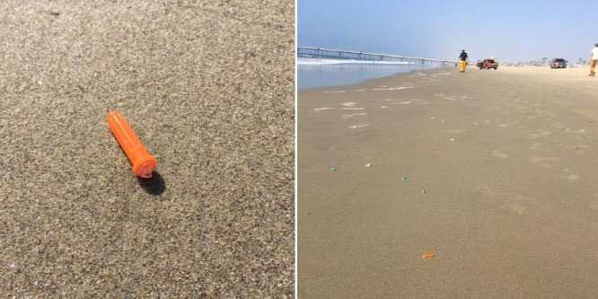 Injekciós tűk és különböző orvosi eszközök tűntek fel egy kaliforniai strandon - videó