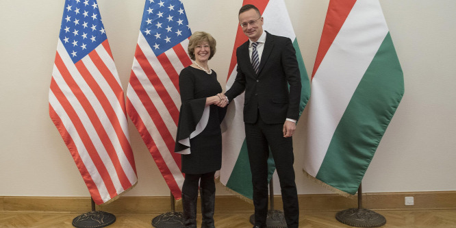 Szijjártó Péter fontos amerikai tisztségviselőket fogadott Budapesten