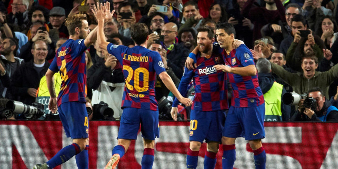 Messiék leiskolázzák a Dortmundot, hátrányban a BL-címvédő Liverpool