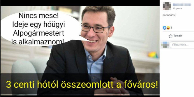 Leesett a hó, Budapest összeomlott, Karácsony munka helyett facebookozik