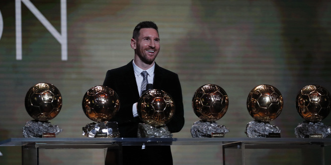 Messi hatodszor is megnyerte az Aranylabdát