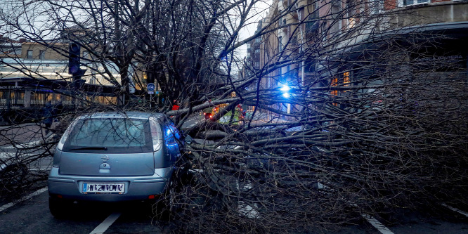 Hatalmas vihar pusztított Spanyolország északi részén