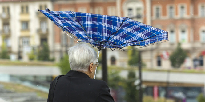Riasztást adtak ki az óriási szél miatt