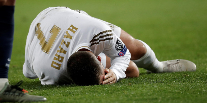 Az Egyesült Államokban megműtötték Eden Hazard törött bokáját