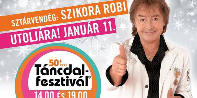 Közönségszavazat alapján Szikora Róbert is fellép az 50+Táncdalfesztiválon