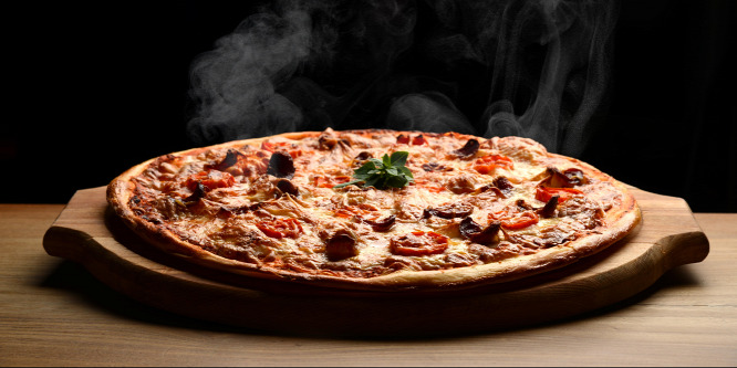 Már létezik vegán pizza is mű csirkehússal