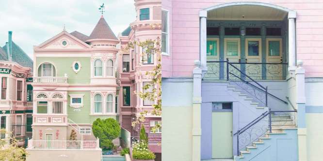 Csodás fotókon San Francisco színes házai