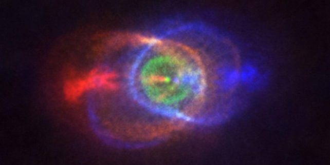 Forrás: ALMA (ESO/NAOJ/NRAO), Olofsson et al. Acknowledgement: Robert Cumming