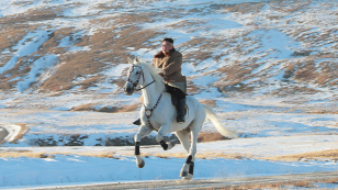 Forrás: AFP PHOTO/KCNA VIA KNS