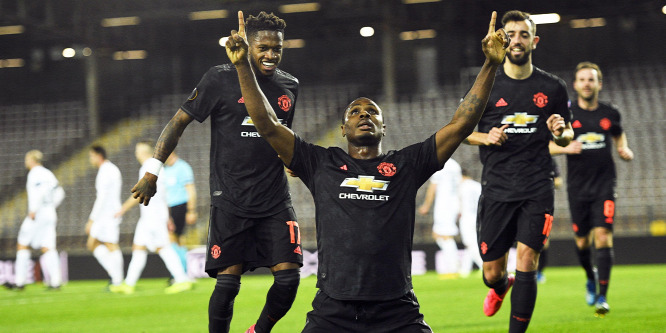 A Manchester United idegenben szerzett ötgólos előnyt az Európa-ligában
