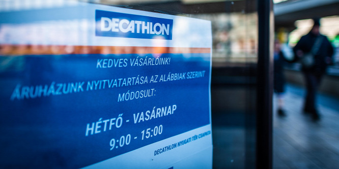 Bezártak a Decathlon hazai áruházai