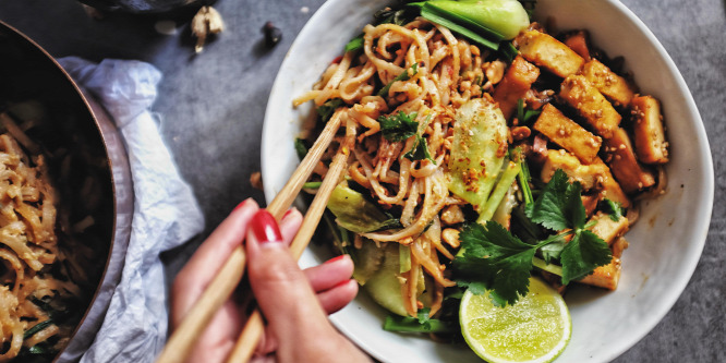 Pad Thai tészta készítése otthon