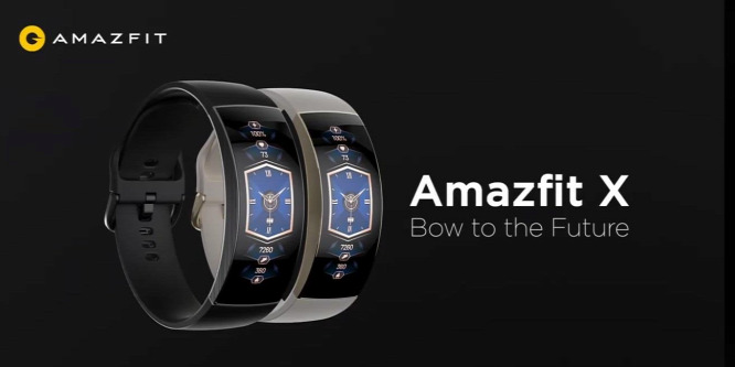 Lassan piacra kerül a hajlított Amazfit X okosóra