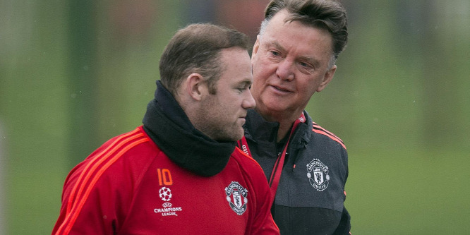 Rooney összezuhant, amikor Van Gaalt kirúgták a Manchester Unitedtől