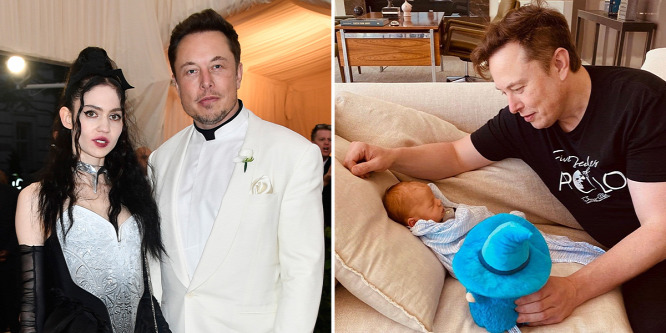 Elon Musk és Grimes babája a X AE A-XII nevet kapta