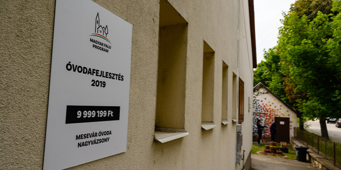 Az óvodák és bölcsődék felújítása javítja a településen lakók életminőségét