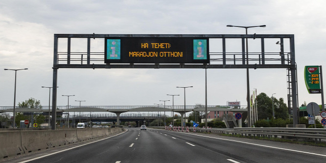 A veszélyhelyzet alatt is sok volt a bliccelő az utakon