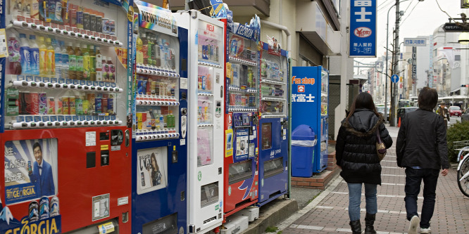 Ezért lett Japán az ötmillió étel- és italautomata országa