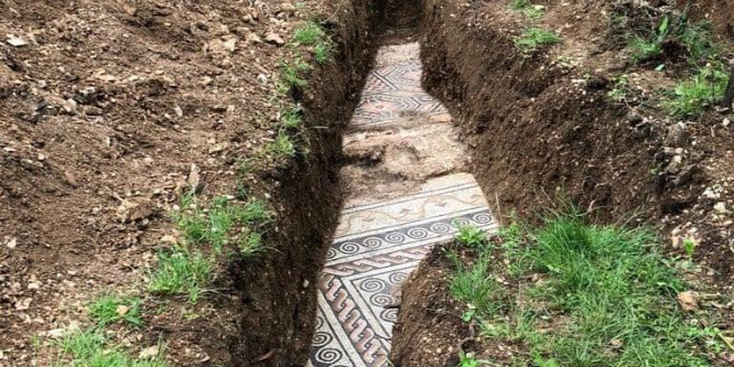 Ókori mozaikpadlót találtak egy olasz szőlőbirtok alatt