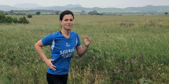 Varga Judit a hátrányos helyzetű gyerekekért futott