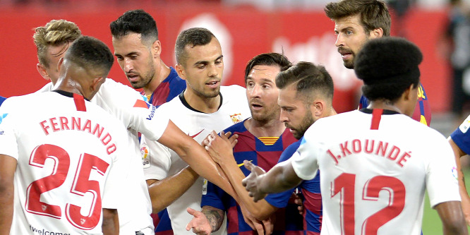 Messi verekedett, döntetlent játszott a Barcelona - videó