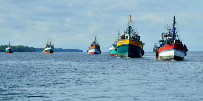 Megtalálták a világ egyik legnagyobb illegális halászhajó flottáját