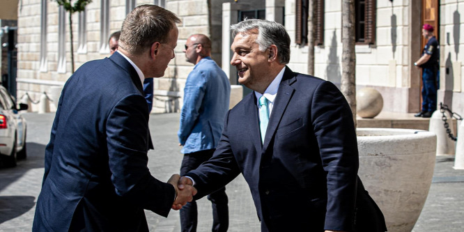 Orbán Viktor a szlovák parlament elnökét fogadta - képek