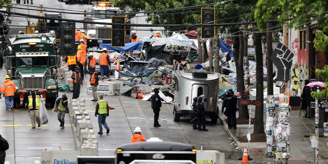 Még mindig nem állt helyre a rend Seattle-ben a radikális baloldal által elfoglalt területen