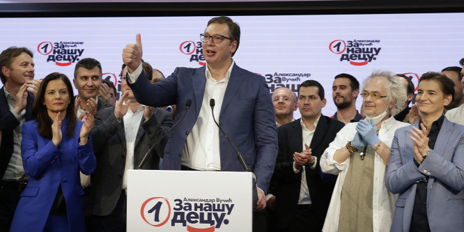 A hivatalos végeredmény is a Szerb Haladó Párt elsöprő győzelmét erősítette meg