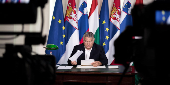 Orbán Viktor: Európa saját problémáit nem, másokét akarja megoldani