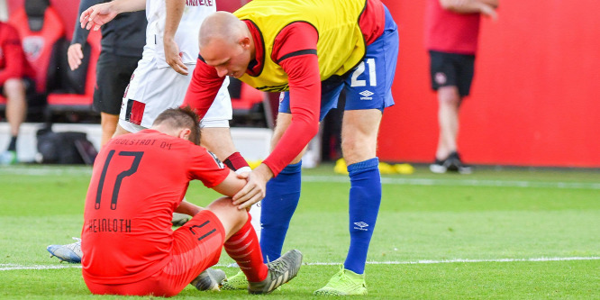 A német csapat a 96. percben menekült meg a harmadosztálytól