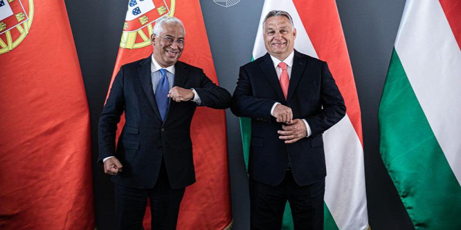 Orbán Viktor: Portugália miniszterelnökével, az uniós költségvetési tárgyalás előtt