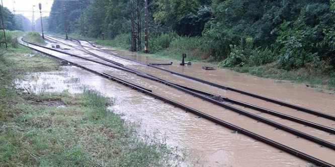 Ezekre a településekre még mindig nem lehet eljutni vonattal a vihar miatt