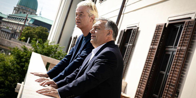 Orbán Viktor Geert Wildersszel találkozott – fotó