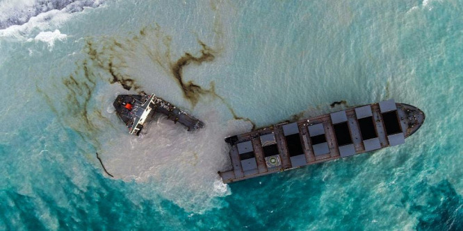 Japán segít Mauritiusnak felszámolni az olajszennyezést